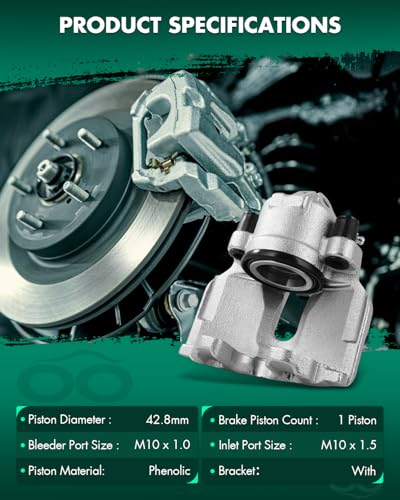 Image of SCITOO - Front Disc Brake Calipers Assembly w /o Bracket for Audi,for Volkswagen Models - for A4,for A4 Quattro,for A6,for A6 Quattro,for Passat,for S4,for S6 19-1816 19-1817