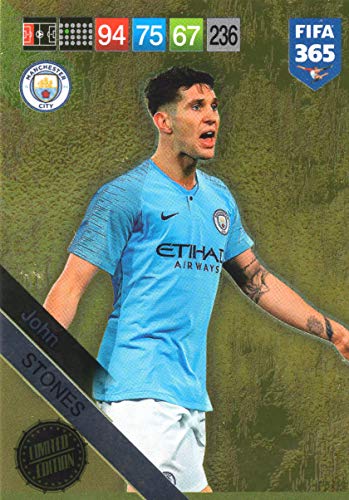 FIFA 365 2019 PANINI ADRENALYN XL John Stones Limited Edition Card