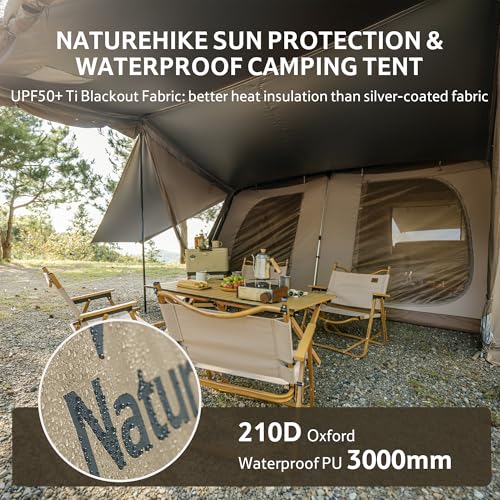 Carpa Naturehike Village Pro para 4-8 personas miniatura 5
