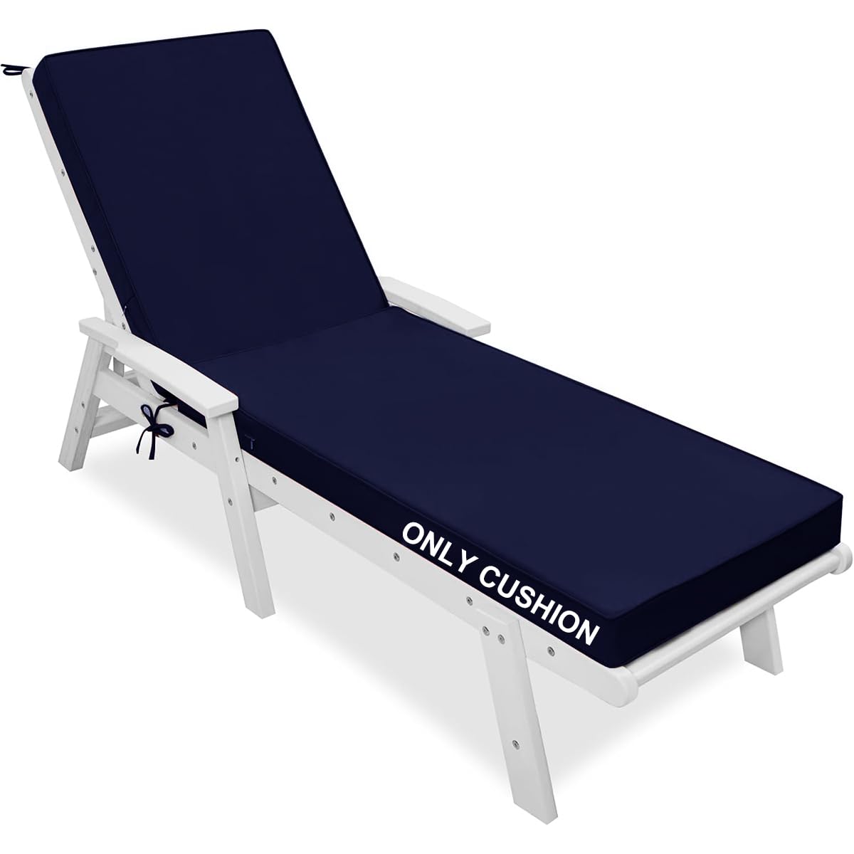 WLXFF Garden Steamer Sunlounger Cushion Waterproof Sunbed Cushions For Sun Loungers Replacement Sun Lounger Cushions Rocking Chair Garden Chair With Backs,NO4,203X66X5CM