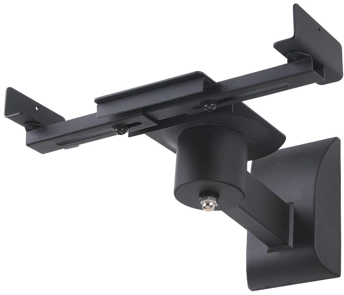 Techly 025350 Coppia Staffe Speakers a Parete Fino a 25kg Nero Nero