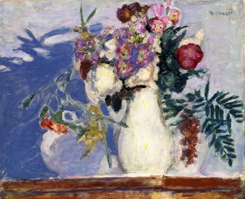 Affiche Pierre Bonnard vase de fleurs grand format pour décoration murale chic