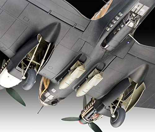Revell REV-03863 Heinkel He111 H-6, Flugzeugmodellbausatz 1:48, 34,4 cm Modelmaking, unlackiert – Bild 8
