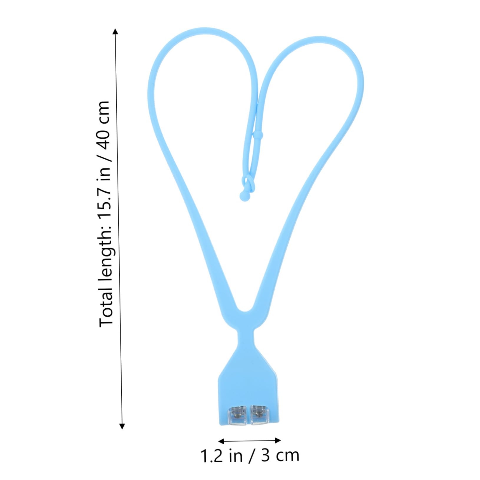 GLSTOY 2pcs Led Hands Neck Light Torch Compact Silicone Camping Lamp for Outdoor Night Running Hiking and Work Lightweight and Bright Wide Angle Beam