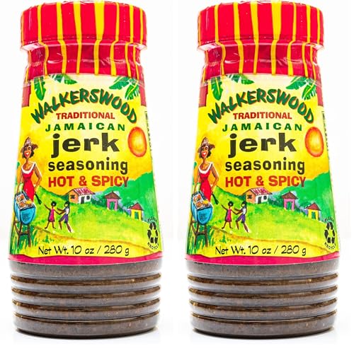 Image of Walkerswood Traditional Jamaican Jerk Seasoning,Hot & Spicy,10 oz,(Pack of 2)