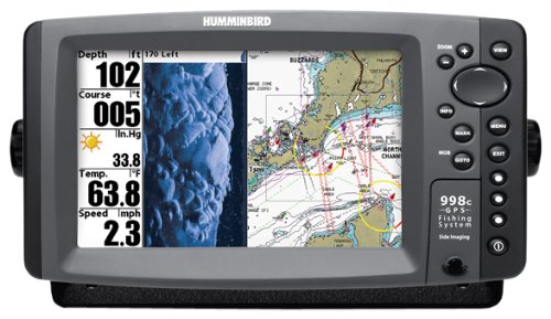 Image of Humminbird 998c SI Combo 8-Inch Waterproof Marine GPS and Chartplotter with Sounder (Navionics Gold and HotMaps Premium Charts Pre-Loaded)