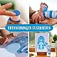 Miniwerk Bio Baby Abdruckset Blau 0-1,5 Jahre für Baby Handabdruck und Fußabdruck Erinnerung - Dekoration für Baby- & Kleinkinderzimmer - Meilensteinkarten - Abdruck Baby Hand und Fuß Set