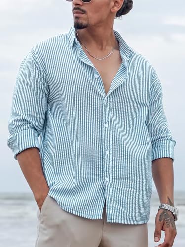 Image of Noble Monk Men's Full Sleeve Shirt | Casual Formal Button Down Top | Regular Fit Stylish Wear | Comfortable Everyday Apparel