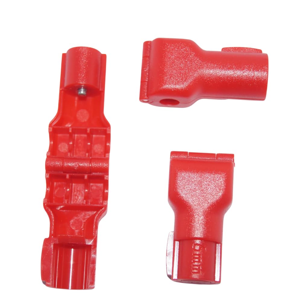 100 Packs of Peg Hook Locks Retail Shop Security Stop Lock 6mm & 1pcs Magnatic Key Remover, Anti Theft peg Locks for Display Slat Wall, Home Essential Items, Innovative Gadgets