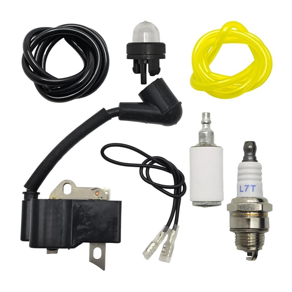 Bobine d'allumage et bougie de rechange pour tronçonneuse UT-10518 avec filtre