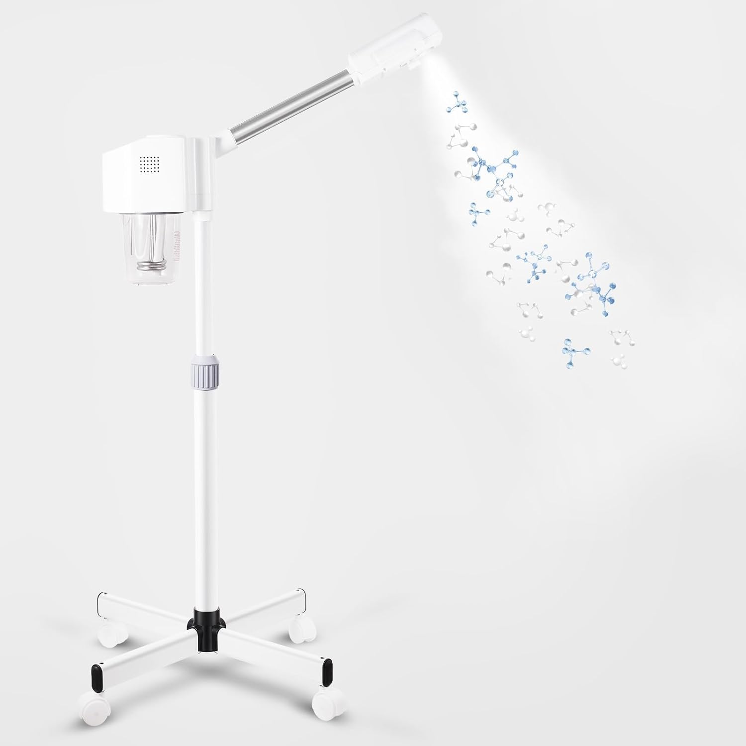 Professional Facial Steamer, Hot Mist Spray with Ozone, Vaporizador Face Steamer for Esthetician, Face Steam Machine