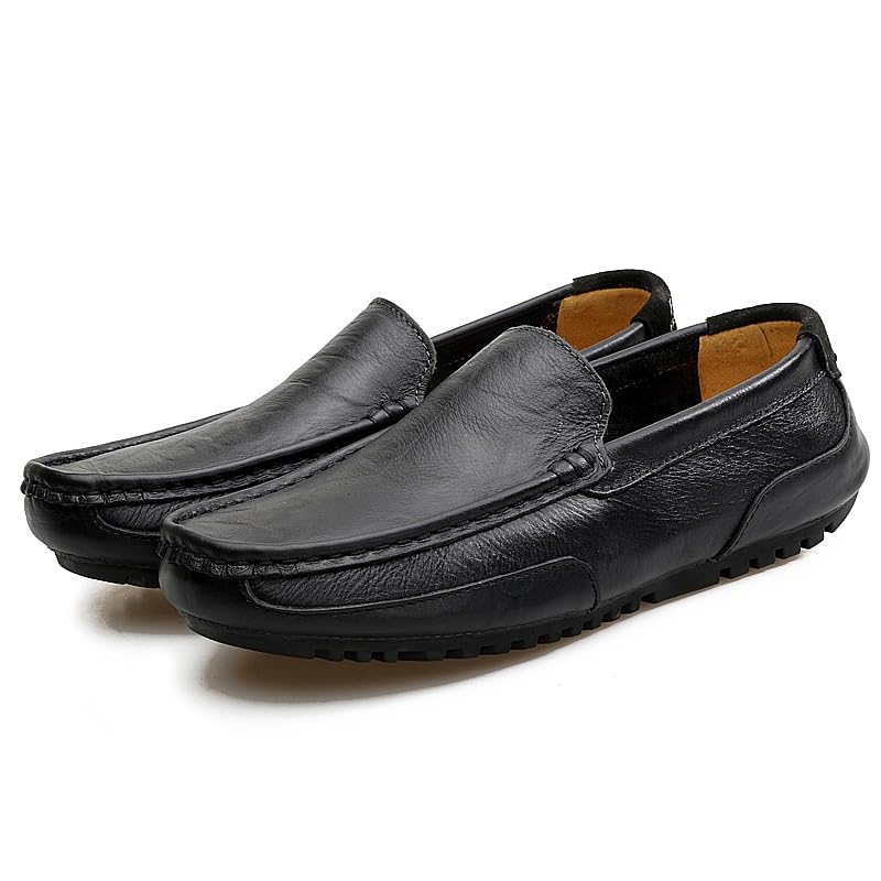 Men's Loafers Shoes Solid Color Faux Leather Boat Shoes Flat Heel Comfortable Slip Resistant Party Slip-on3