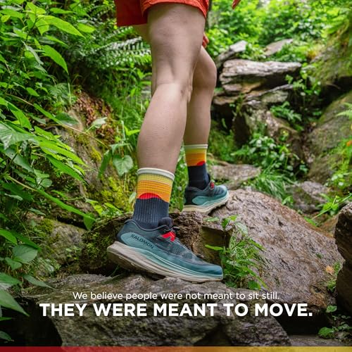 Image of Feetures Trail Max Cushion Mini Crew Sock - Hiking Socks for Men & Women