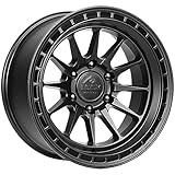 Lock Offroad Baja 17x9 6x139.7 0et 106.2 Matte Black W/Matte Black Ring
