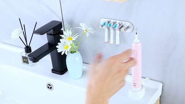 Toothbrush Holders, Toothbrush Head Holder Wall Mounted, Electric Toothpaste Holder For Bathroom, Shower Tooth Brushing Holder Storage, Stainless