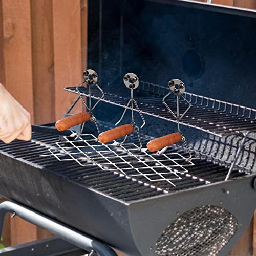 Youao Grillspieße Grillgabel, Edelstahl Hot Dog Gabel, Lustige Frauen Männer Geformte Grillgabeln, Mit Rost, Barbecue Zubehör Für Lagerfeuer Lagerfeuer Und Grill – Bild 4