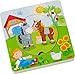 Produktbild HABA 303768 - Holzpuzzle Bauernhof-Welt , Puzzlespaß in 5 Schichten , Holzspielzeug ab 12 Monaten , Stabile Holzteile mit bunten Tiermotiven
