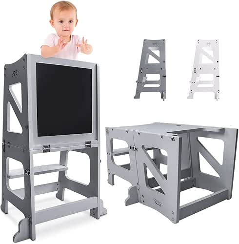 Yoleo Tour d'apprentissage 2 en 1, Tour d'observation Pliable pour