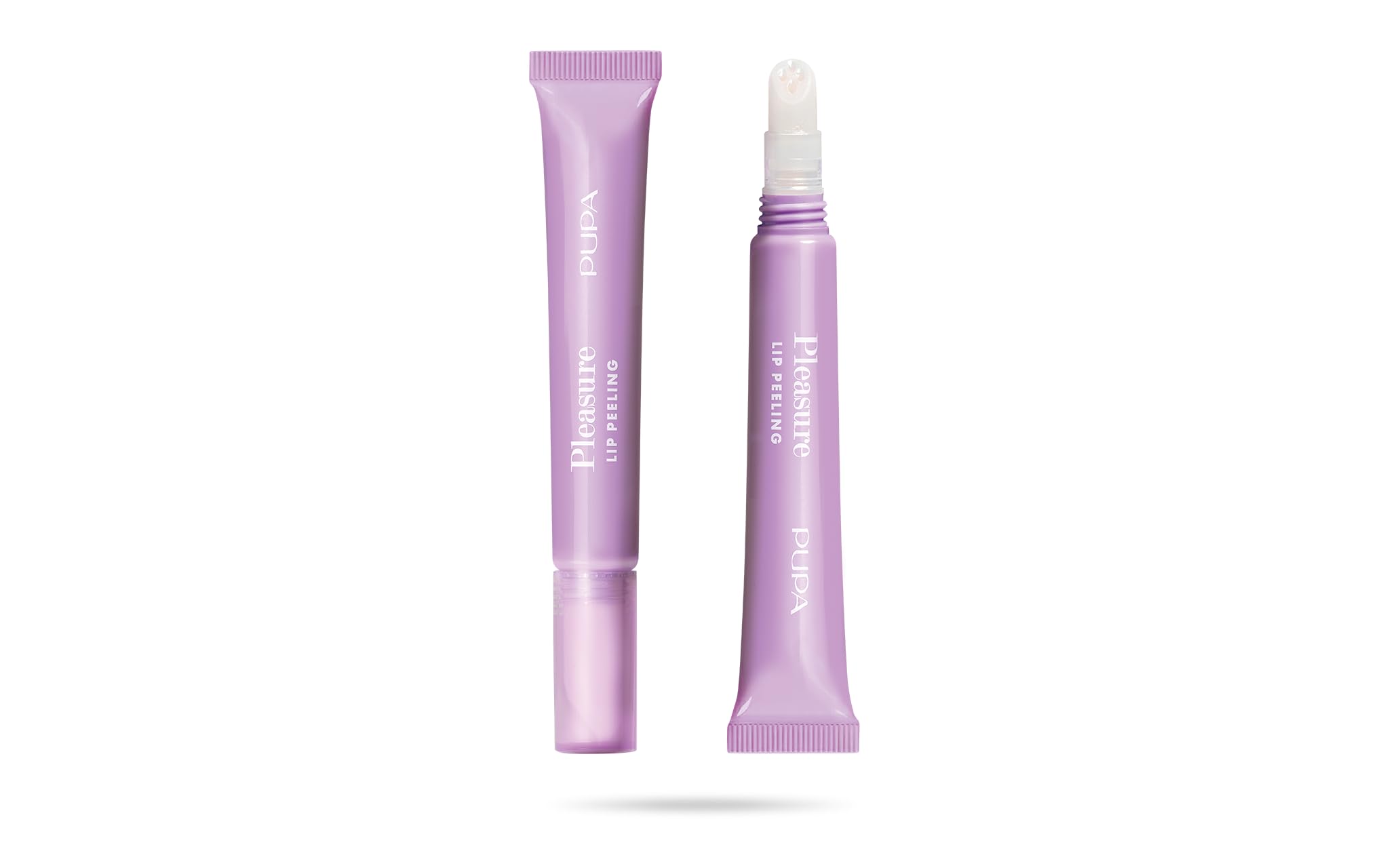 Pupa Scrub Labbra Pleasure Lip Peeling, Esfoliante Labbra Delicato con Acido Ialuronico e Estratto di Pompelmo - Rimuove Cellule Morte e Pellicine, 98% Ingredienti Naturali (Goloso Aroma di Mirtillo)