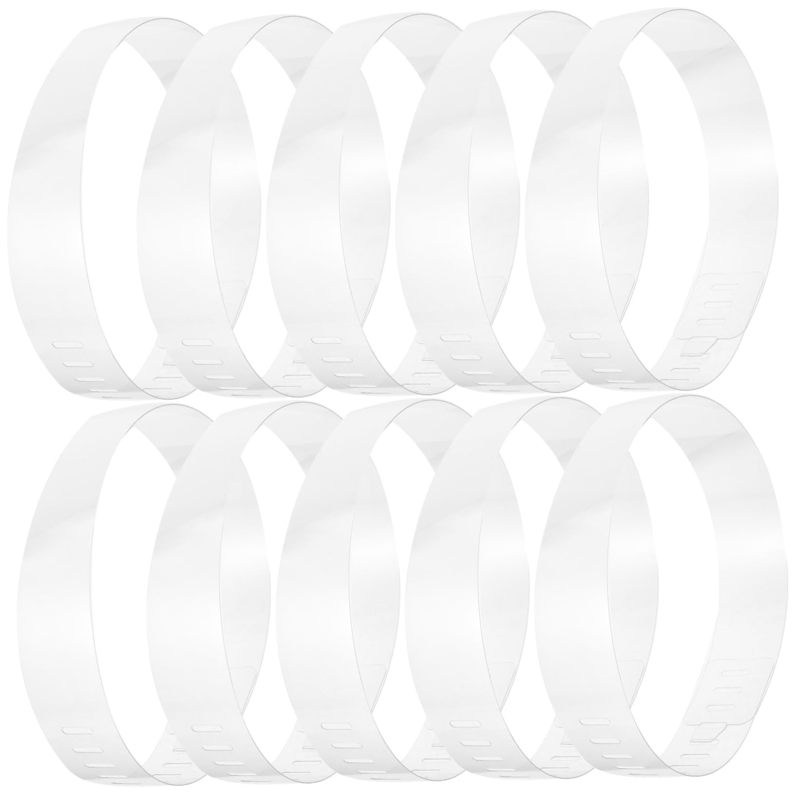 NOLITOY 100piezas Collar De Pvc Transparente De Soportes De Plástico Para Fijación De Cuello De Camisas Moldeador De Cuello Para Hombre