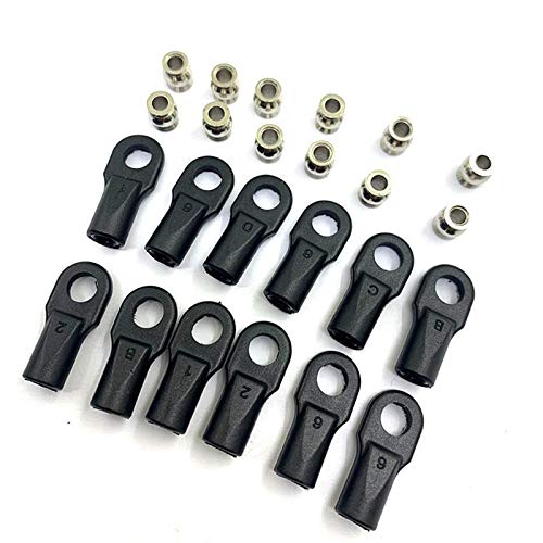 Replacement Part For 12Pcs 5347 Rod End Ball Joint General Trolley Ball Sets For 1/10 REVO SUMMIT