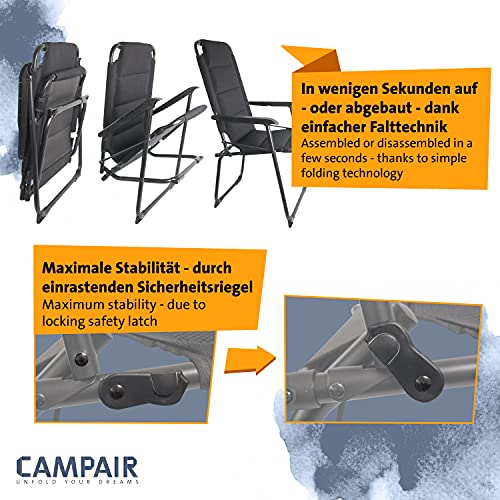 CampAir Camping Chair Lightweight Caravan Caravan Folding Chair Made