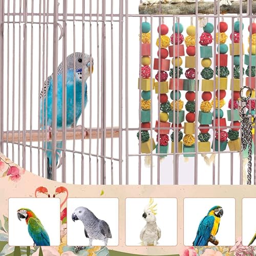 Jouets pour perroquets gris africains et grands oiseaux à mâcher - 3