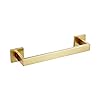 KOKOSIRI 12 Inch Hand Towel Holder Bath Towel Bar Kitchen Dish Cloths Hanger Stainless Steel Wall Mount, Brushed Gold, B4003BG-L12