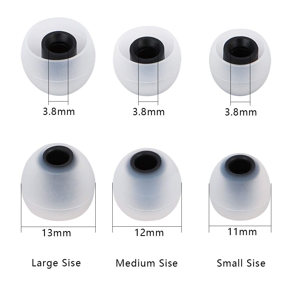 Eartips Eargels - Almohadillas de gel compatibles con Senso, Zeus, Otium, Hussar
