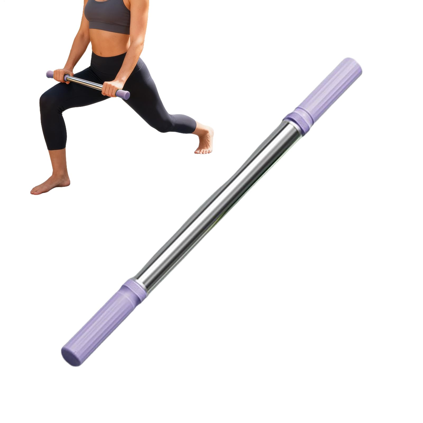 Übungsstab für Stretching | Korrekturstange für Dehnung und Übung – Rücken-Ausrichtungsstange, für Training Yoga Pilates zu Hause bei der Arbeit im Fitnessstudio im Büro im Innenbereich und