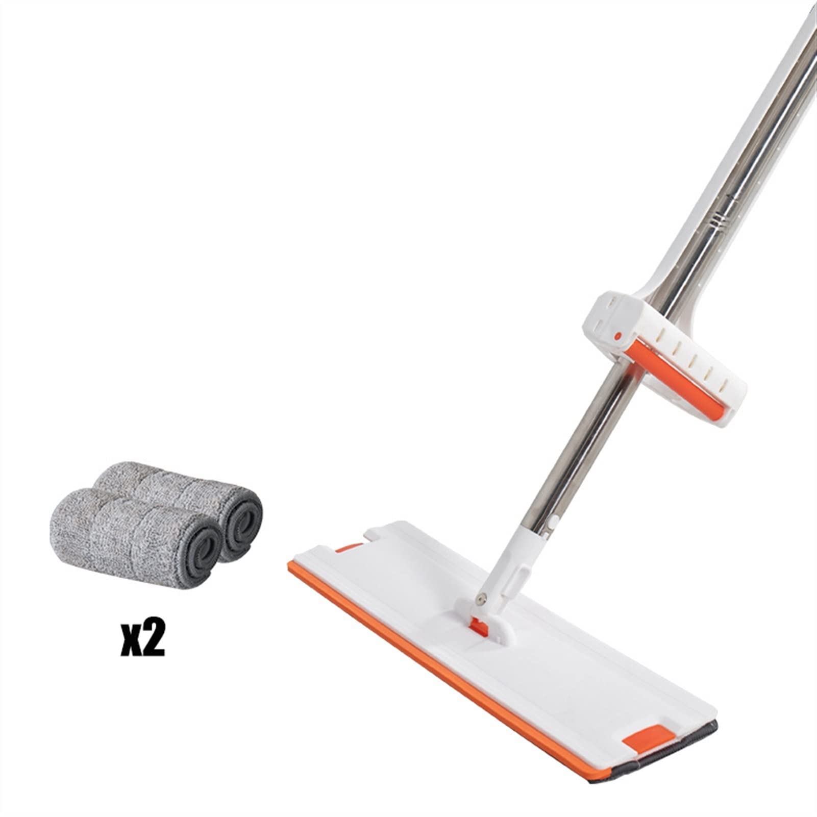 mop magiczny samowykręcający się płaski mop do prania ręcznego z podkładką zastępczą z mikrofibry narzędzia do mycia zestawu do czyszczenia okien podłogowych (kolor: w granicach 2