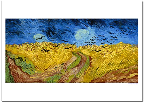 Amazon.co.jp: 世界の名画 ゴッホ カラスのいる麦畑 ジークレー技法