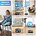 Tikom Robot Vacuum and Mop Combo, 5000Pa Robotic Vacuum Cleaner, 150 Min Max, App & Remote Control, Ideal for Hard Floor, Carpet, Pet Hair, Self-Charge(G8000 Max)