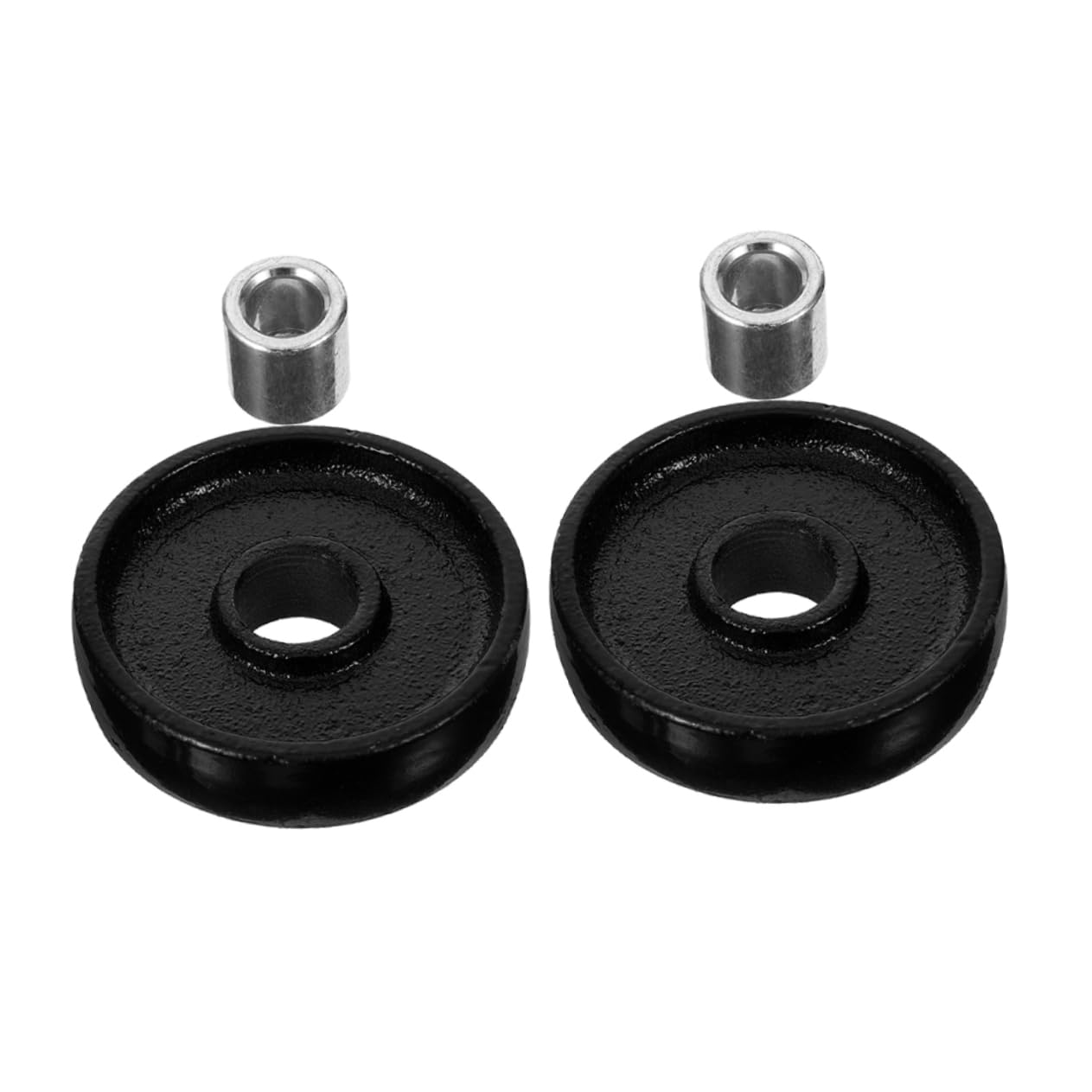 HAWILLOSCH 2Pcs Hydraulic Jack Wheel Replacement for Jack Durable Bearing Wheels for Utility Trailers Smooth Operation Easy Installation Ensures Stability and Balance
