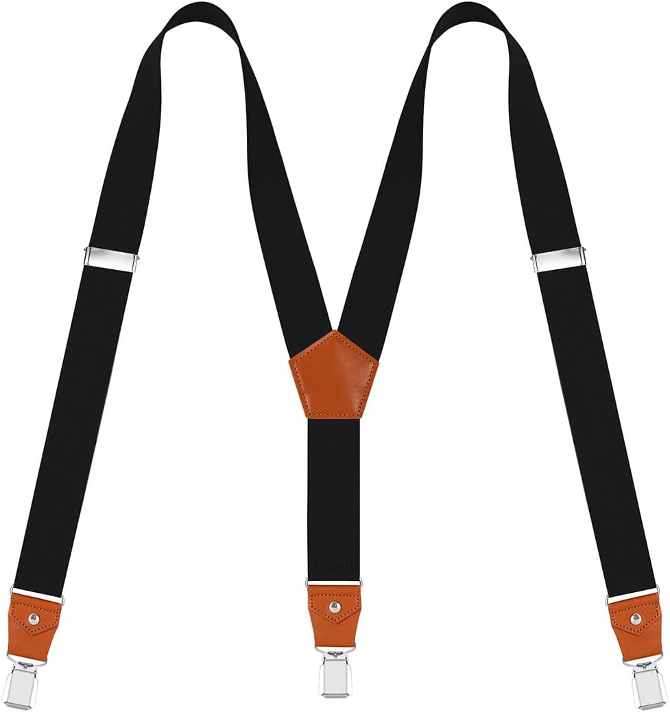 Suspenders for Men Adjustable Heavy Duty with Strong Clips - Image 2