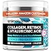 SimplyVital Collagen, Retinol & Hyaluronic Acid Cream - Anti-Aging Face Moisturizer for Face, Firming Skin Care Neck & Décolleté - Made in USA, Daily Moisturizer Face Cream Day & Night - 1.7 fl.oz.