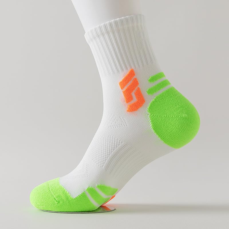 5 Pairs of Men's and Women's Ankle Socks, Breathable Athletic Low Top Thin4