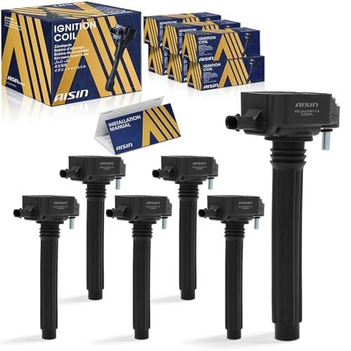 AISIN ESCAZ-00174 Pack of 6 Ignition Coils - Compatible with