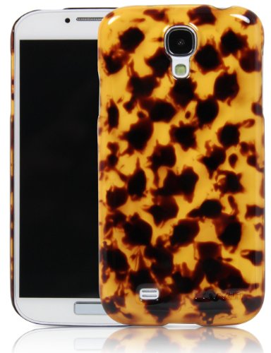 LUVVITT Leopard Hard Shell Transparent Case for Samsung Galaxy S4 SIV Retail Packaging