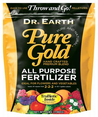 Dr. Earth Pure Gold Organic 2-2-2 Fertilizer 3 lb.