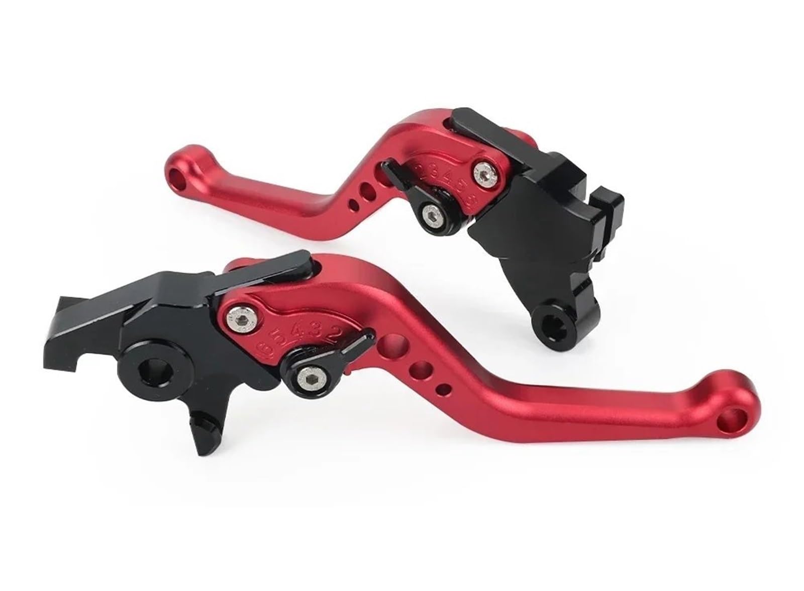 Tingyus Short Red Motorbike Brake Lever For Cfmoto 450Mt 650Mt 700Mt 800Mt 650Nk 650Gt 650Trg 2022-2025 Foldable Brake Clutch Lever(Short Red)