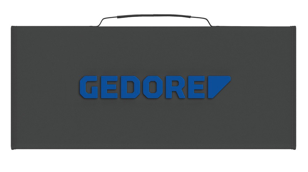 Gedore TC 19-20-MU-10 Juego de Llaves de Vaso 1/4"-1/2" en Bolsa Textil, Set de 52 Piezas
