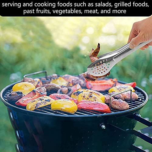 6 Pack Buffet Tongs,Stainless Steel Serving Tongs Serving Utensils 7Inch #TOP5