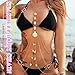Nicute Gold Body Chain Seashell Tassel Layered Waist Chain Beach Fashion Bikini Body Jewelry for Women