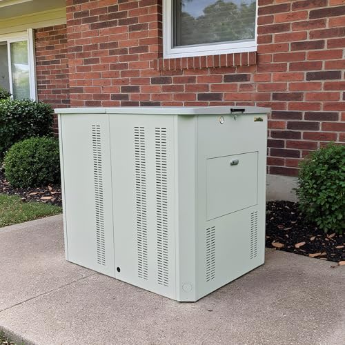 LUNTHINK Heavy-Duty Generator Enclosure with Vent Kit Internal Size 45x35.9x41 Inches.Suitable for 18000W Generators.