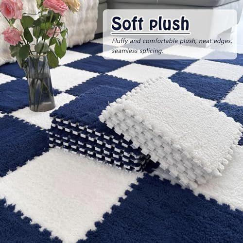 Alfombrillas de espuma entrelazadas de 12 x 12, azulejos duraderos para oficina y sala de estar 7