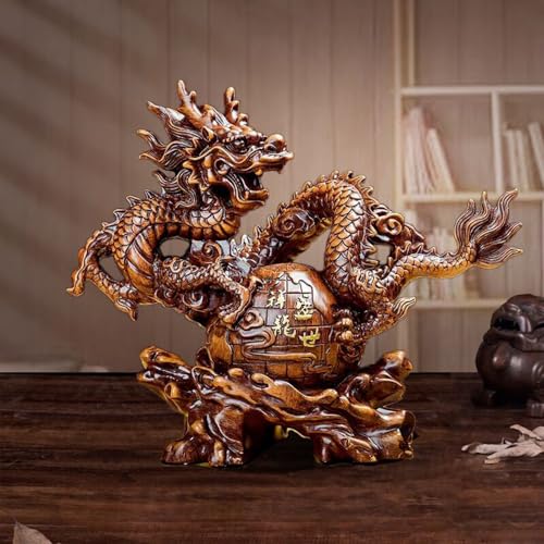 Estatua Feng Shui Dragón 15.5 pulg FUNSXBUG miniatura 3