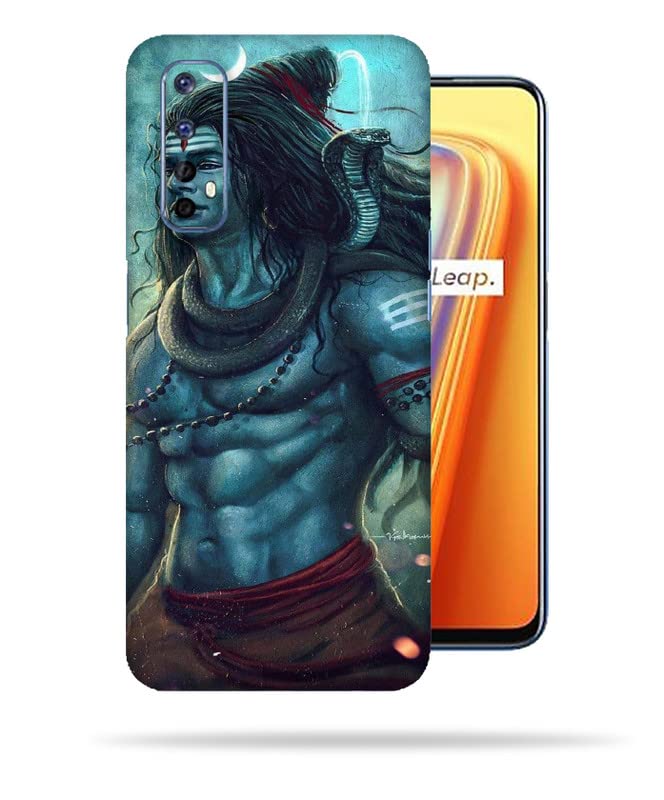 Image of Six Pack Shiva Skin Back Protector Film Ultra Thin Scratch Resistant Vinyl (Not Case and Cover) for Realme 7
