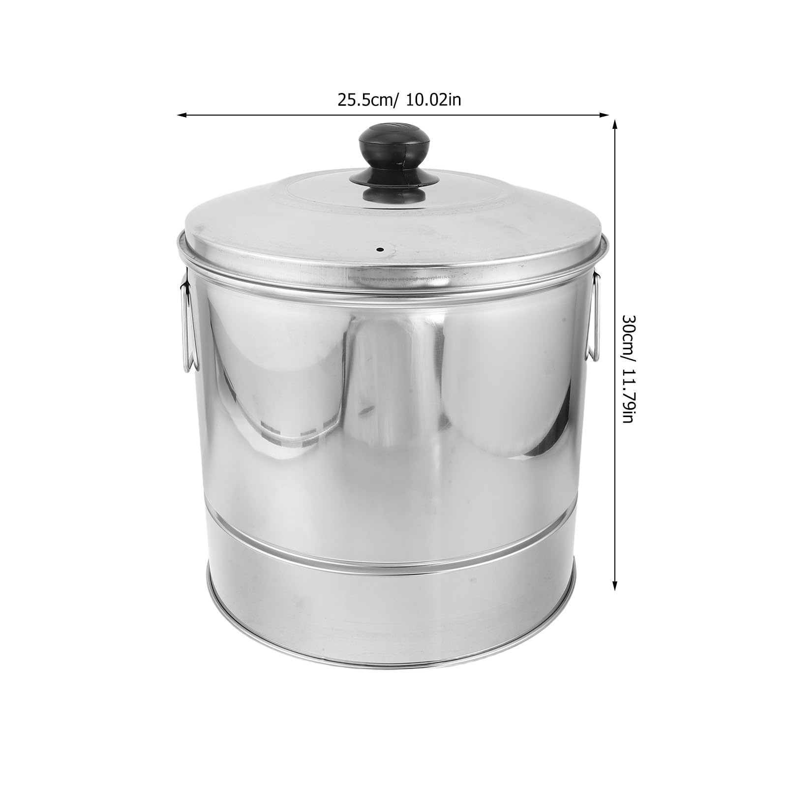 POPETPOP Vaporera de Acero Inoxidable Fácil de Limpiar para Cocinar al Vapor con Tapa y Diseño Apilable Adecuado para Uso Doméstico y Comercial
