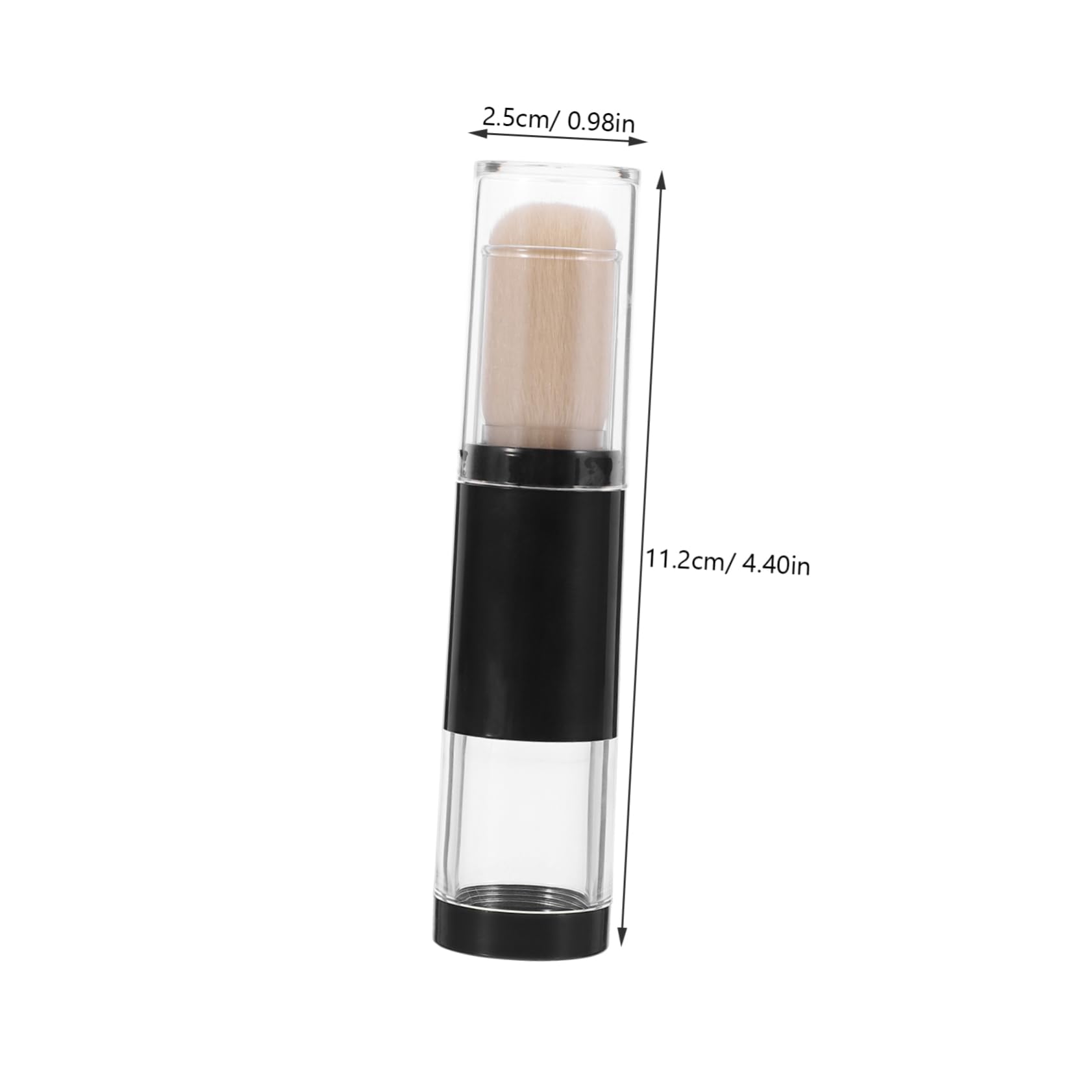 HAPINARY Retractable Powder Brush Set Refillable Makeup Brush Foundation Brush for Travel and Daily Use